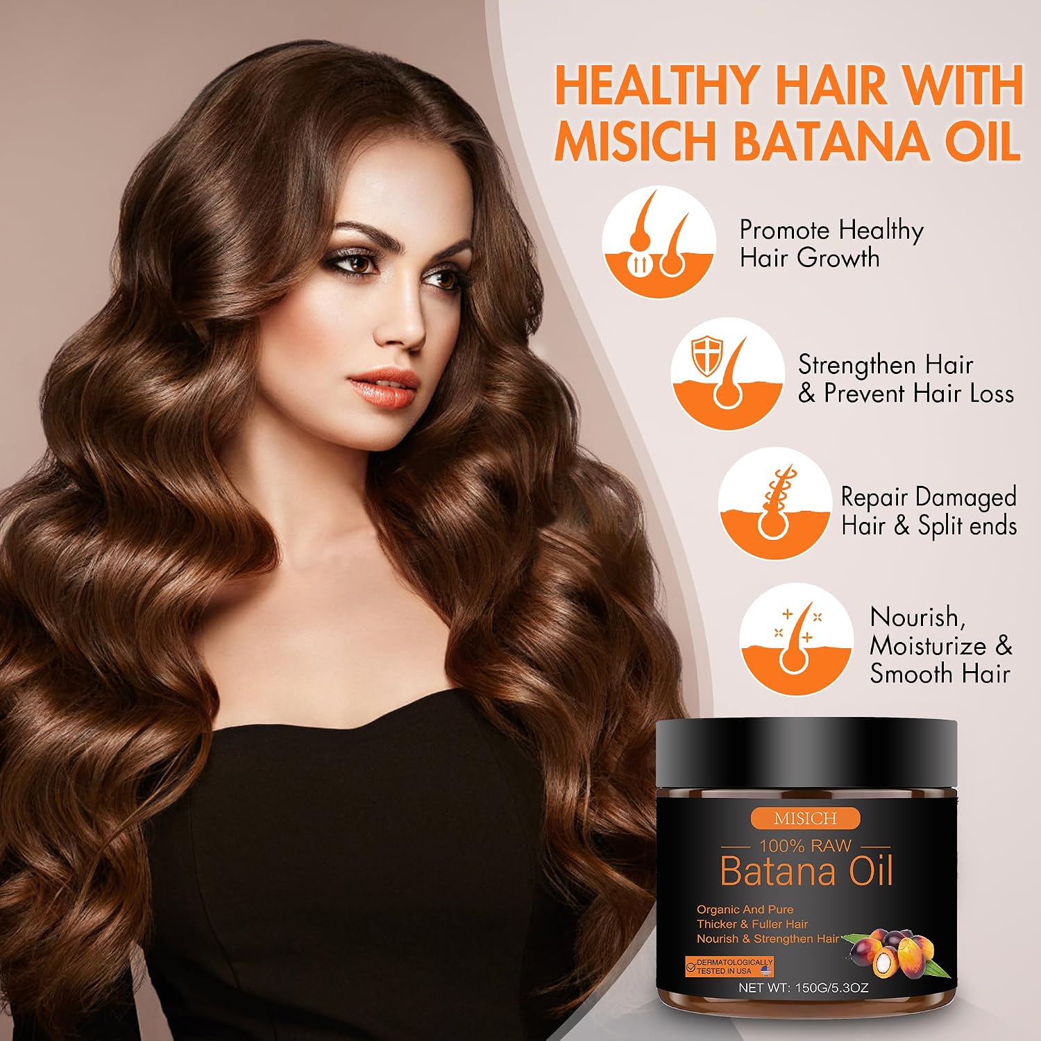 Detalle 1 de MISICH Raw Batana Oil 5.3 oz