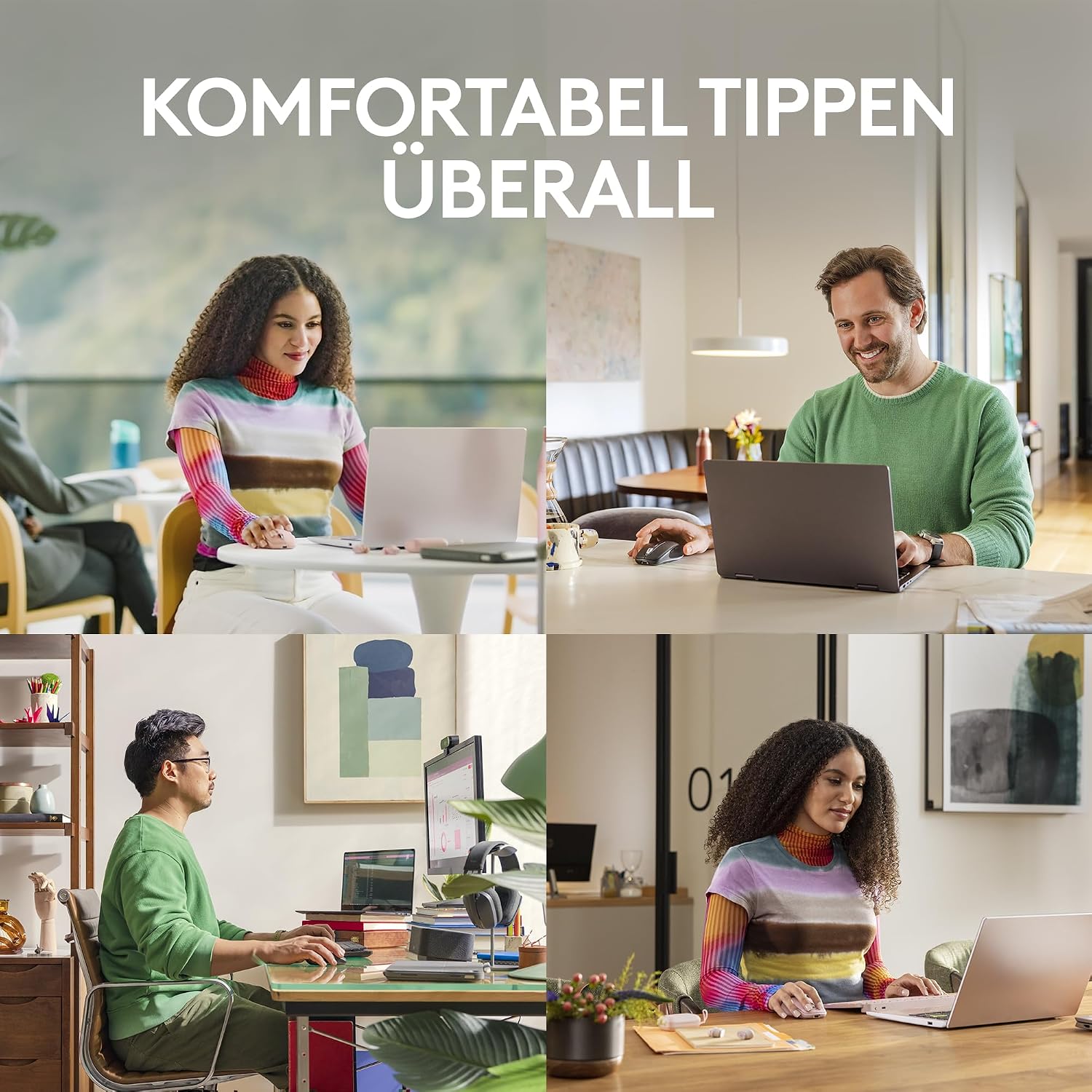 Detalle 2 de Logitech MX Anywhere 3S Compact Kabellose Maus (Graphit) – Präzise Mobilität mit 8K DPI Sensor