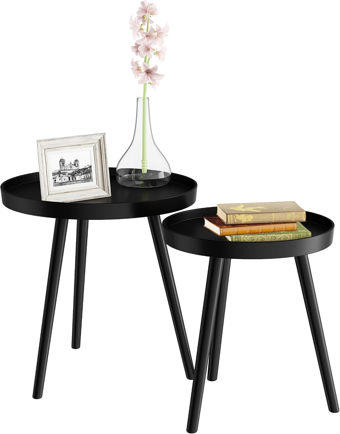 Detalle de Lavish Home Nesting Side Tables, Set of 2