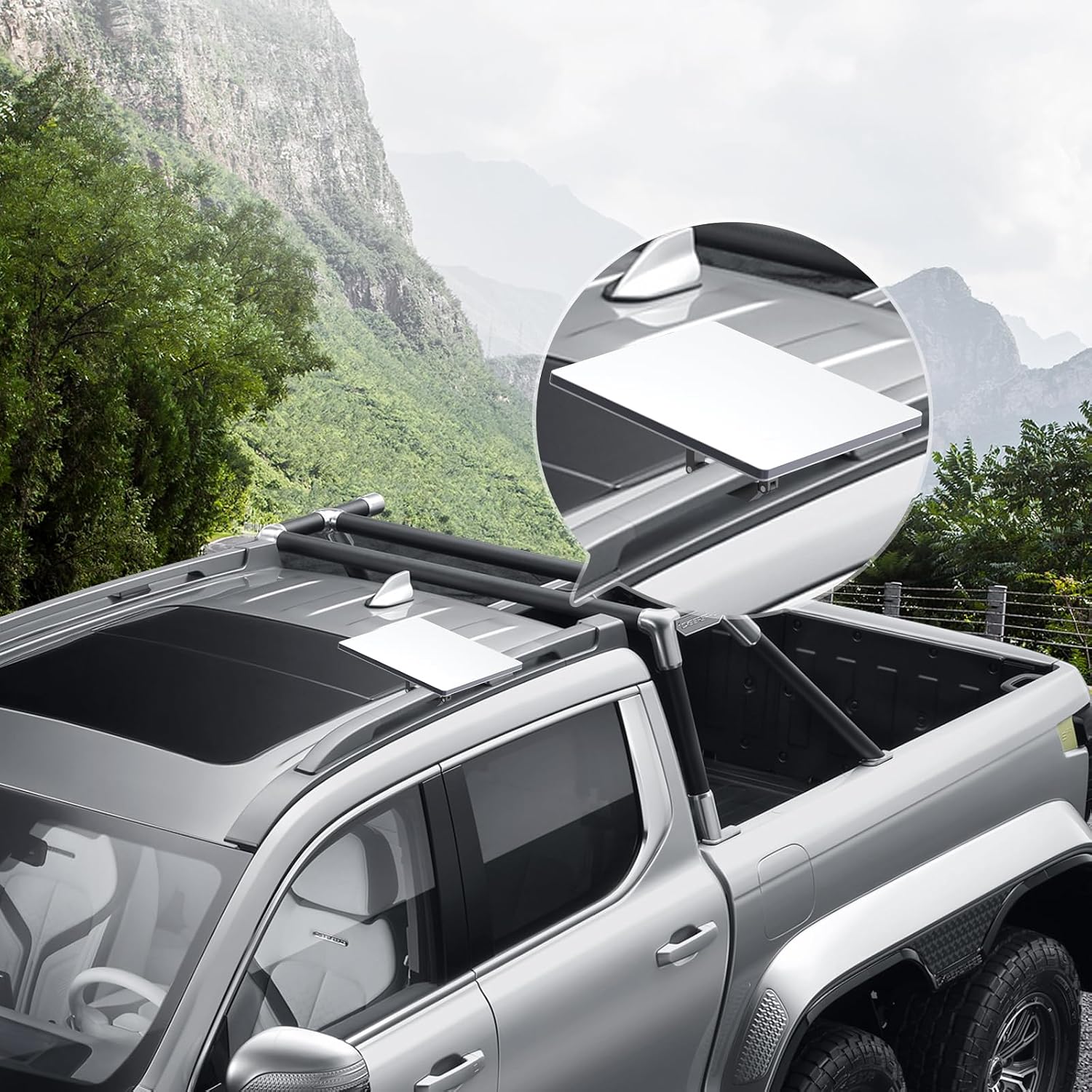 Thumbnail 6 de WXPSKY Starlink Mini Roof Rack Mount: Durable Aluminum Alloy RV & Roof Installation Solution