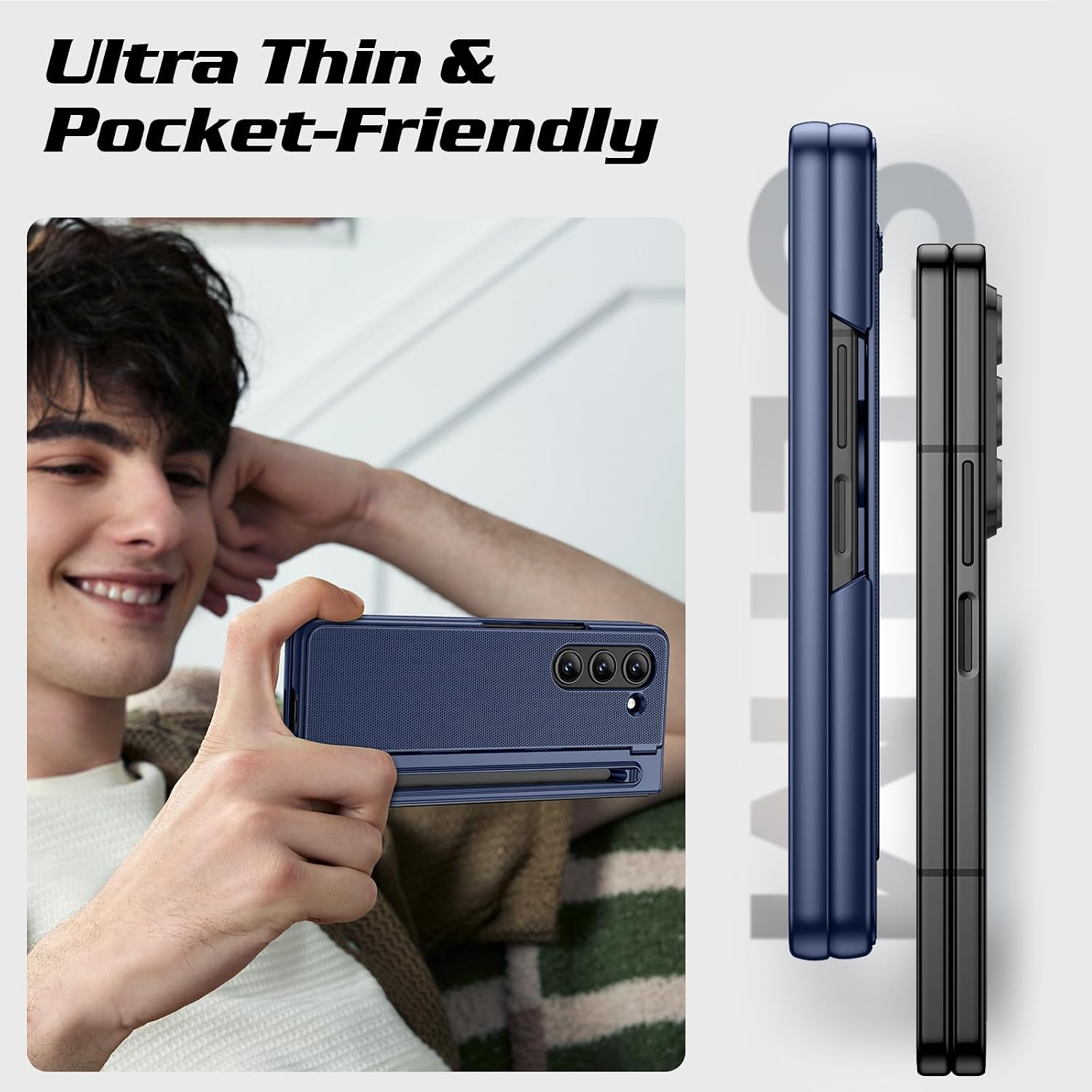Thumbnail 5 de Z Fold 5 case with built in S Pen holder