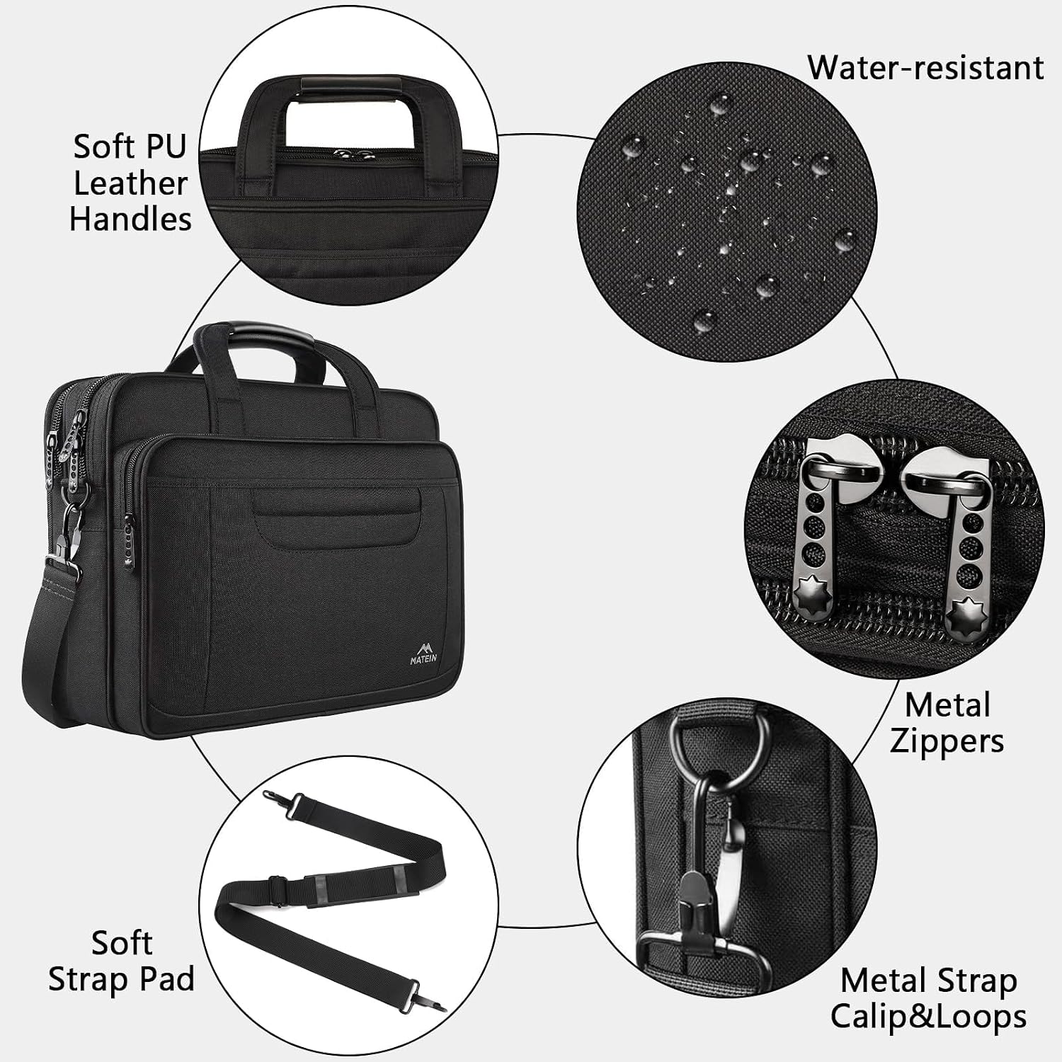 Detalle 2 de MATEIN Borsa Porta PC 17 Pollici 💼