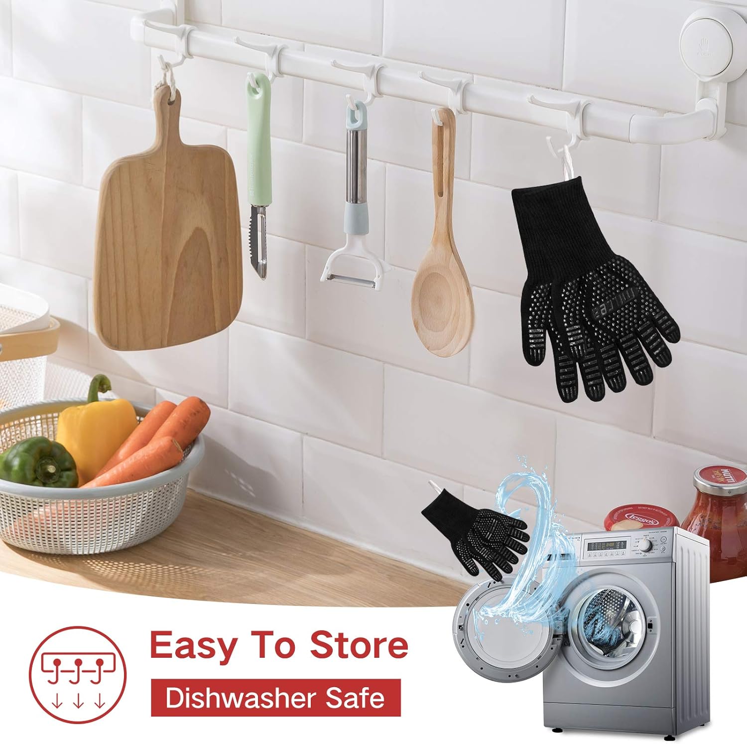 Detalle 2 de MILcea Gants de Barbecue 33 cm
