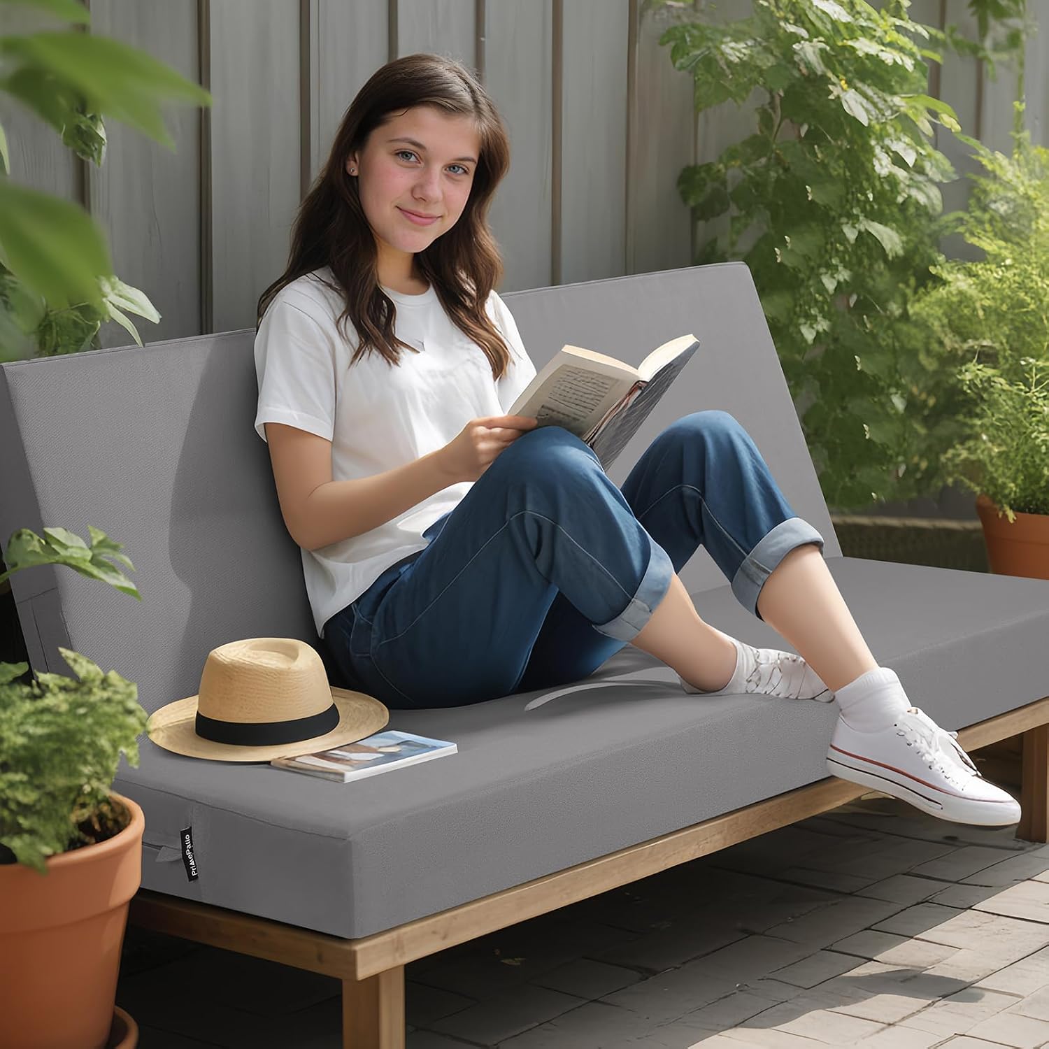 Detalle 2 de PRIMEPATIO 8cm Outdoor Bench Cushion