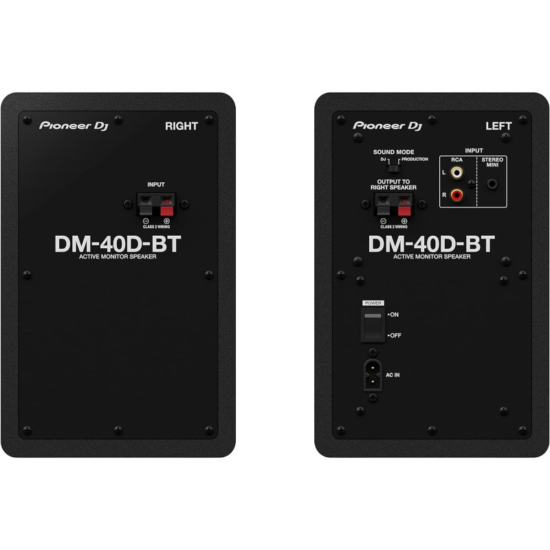 Detalle 2 de Pioneer-DJ DM-40D-BT Monitores 4'' BT