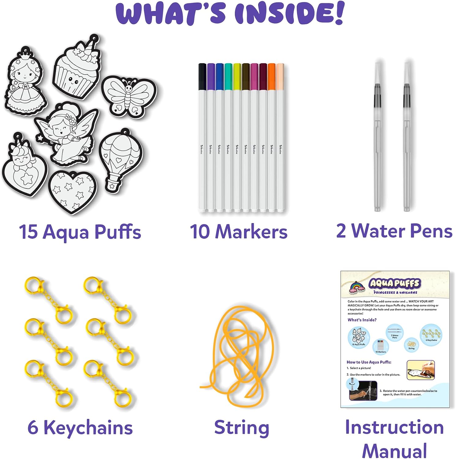 Thumbnail 4 de Skillmatics Aqua Puffs: Mess-Free 3D Art & Craft Kit for Kids