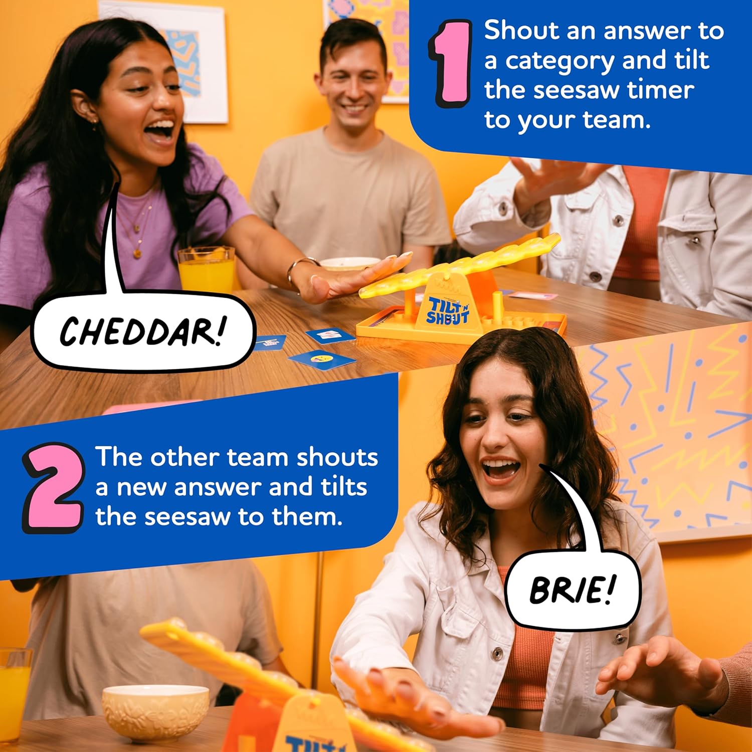 Thumbnail 2 de Big Potato Tilt ’n’ Shout – Fast-Paced Family Board Game for Adults & Kids