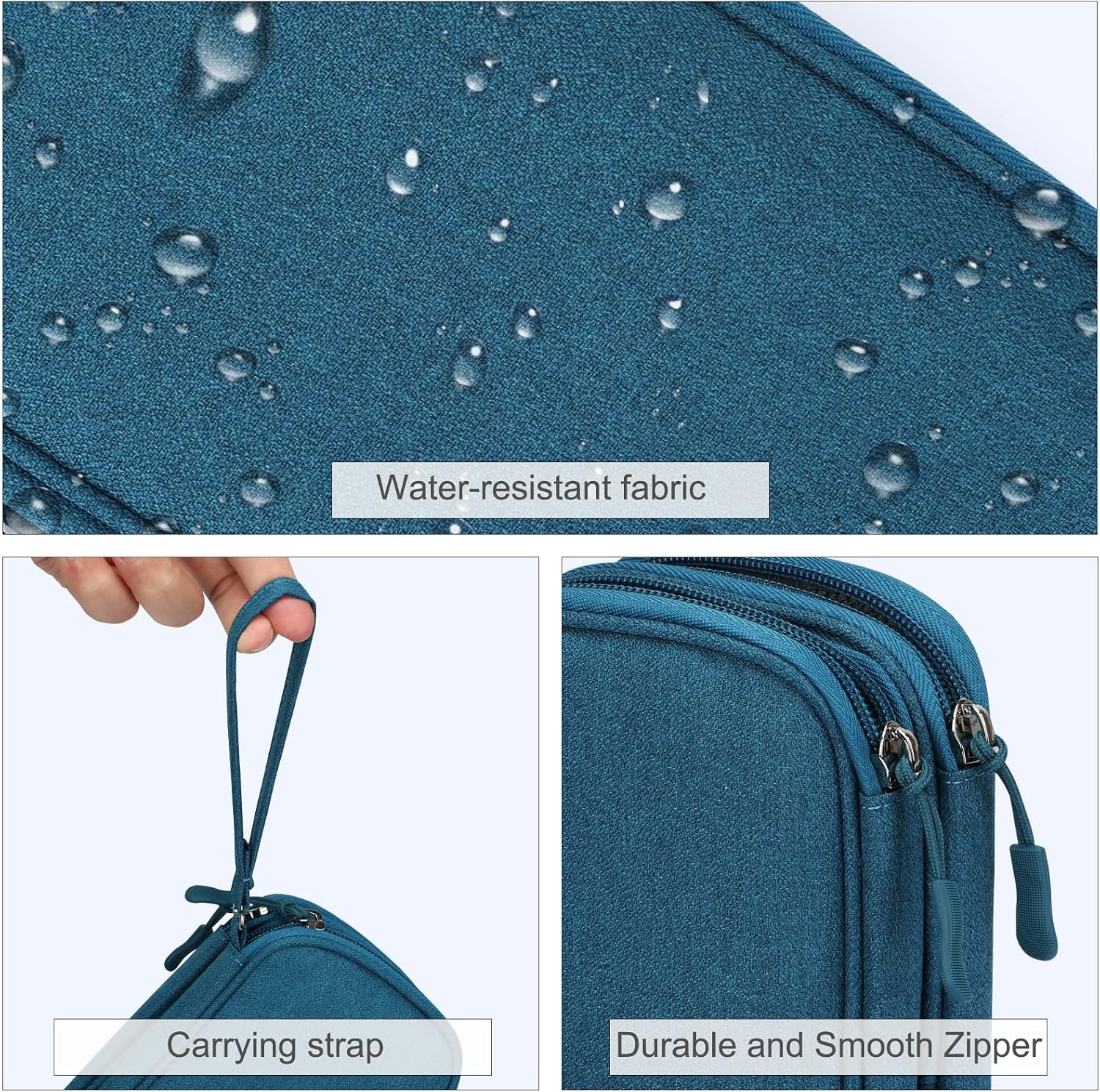Detalle 2 de FYY Electronics organiser bag, double-layer 19cm