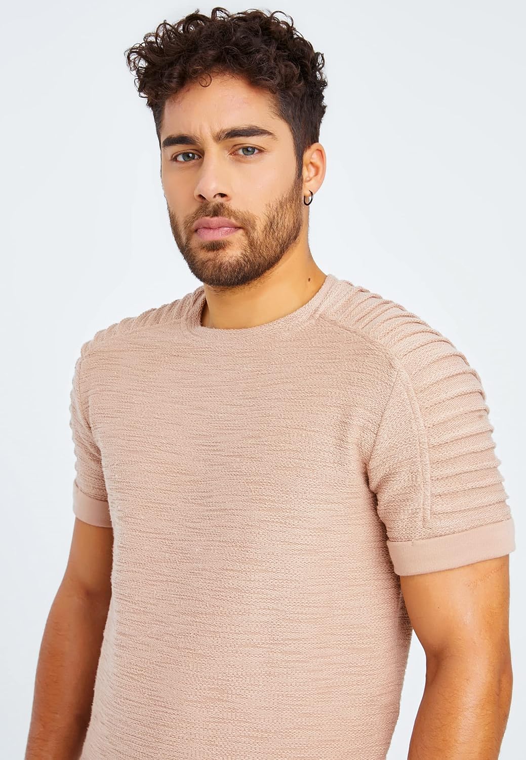 Detalle 2 de T-shirt homme Leif Nelson 100 % coton