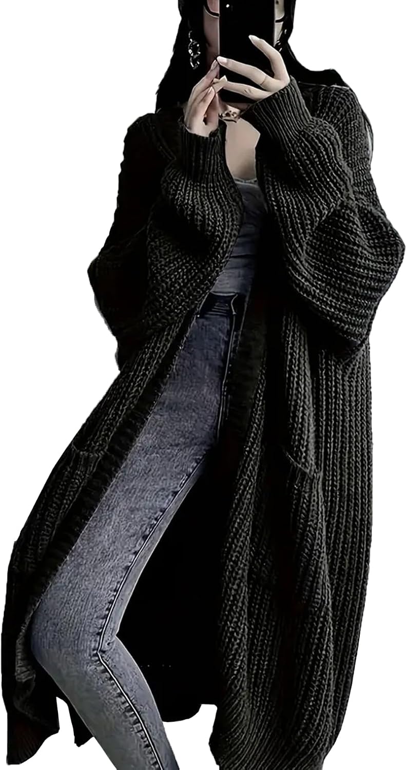 Detalle de GUTPOINT Womens Long Cardigan Oversized S