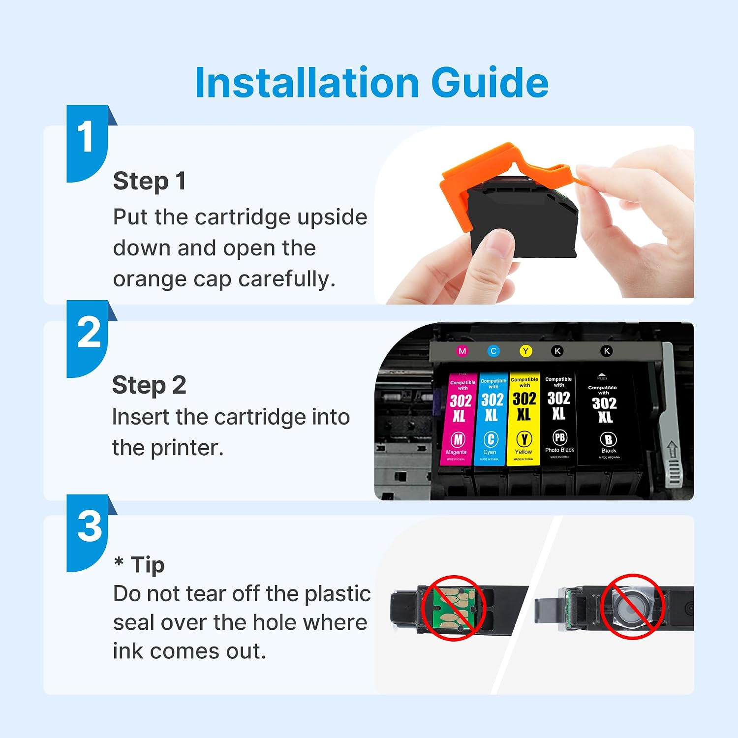 Detalle 2 de Uniwork Remanufactured Ink Cartridges 5-Pack