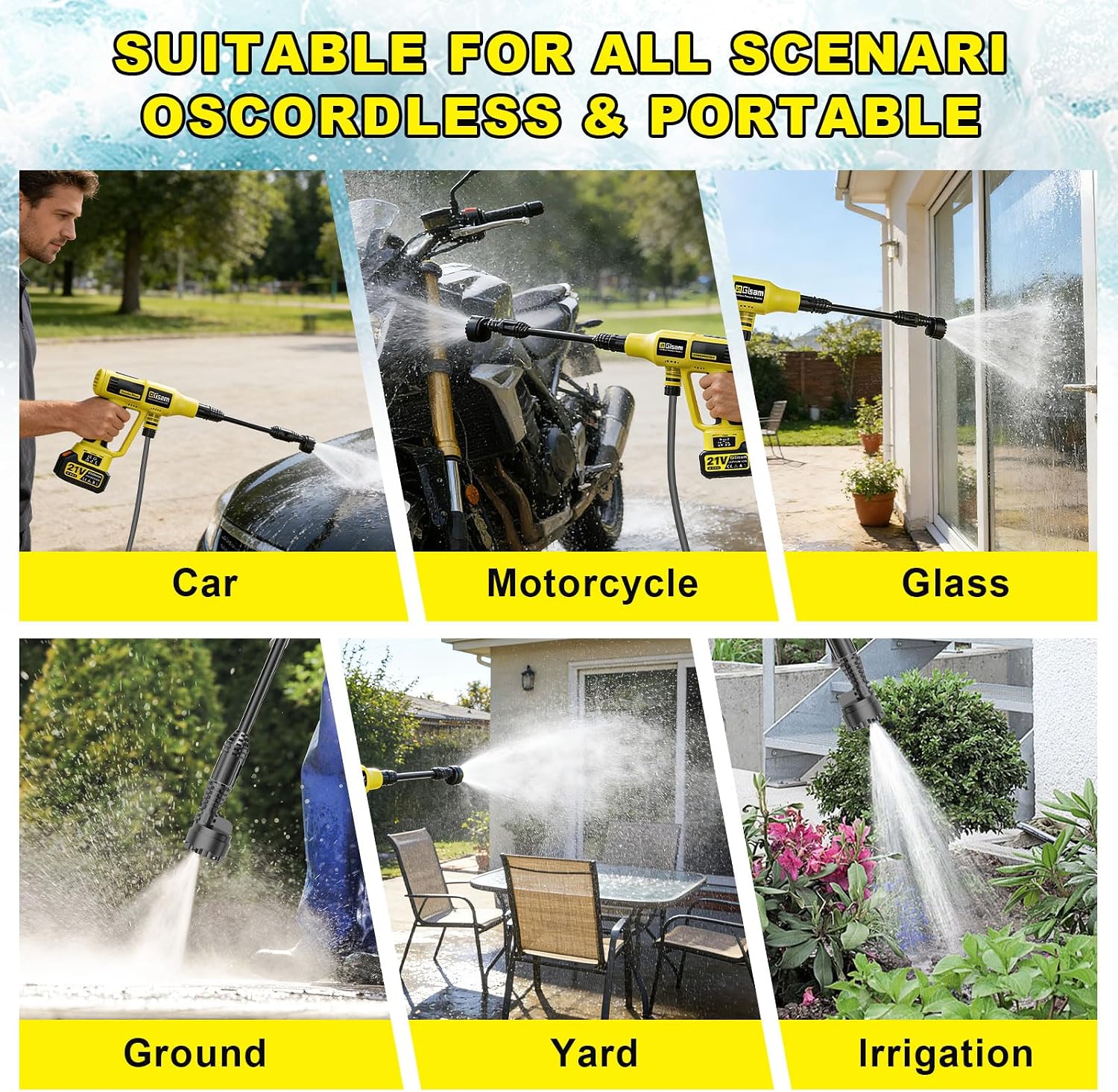 Thumbnail 6 de Cordless Portable Washer with 4-Speed Modes