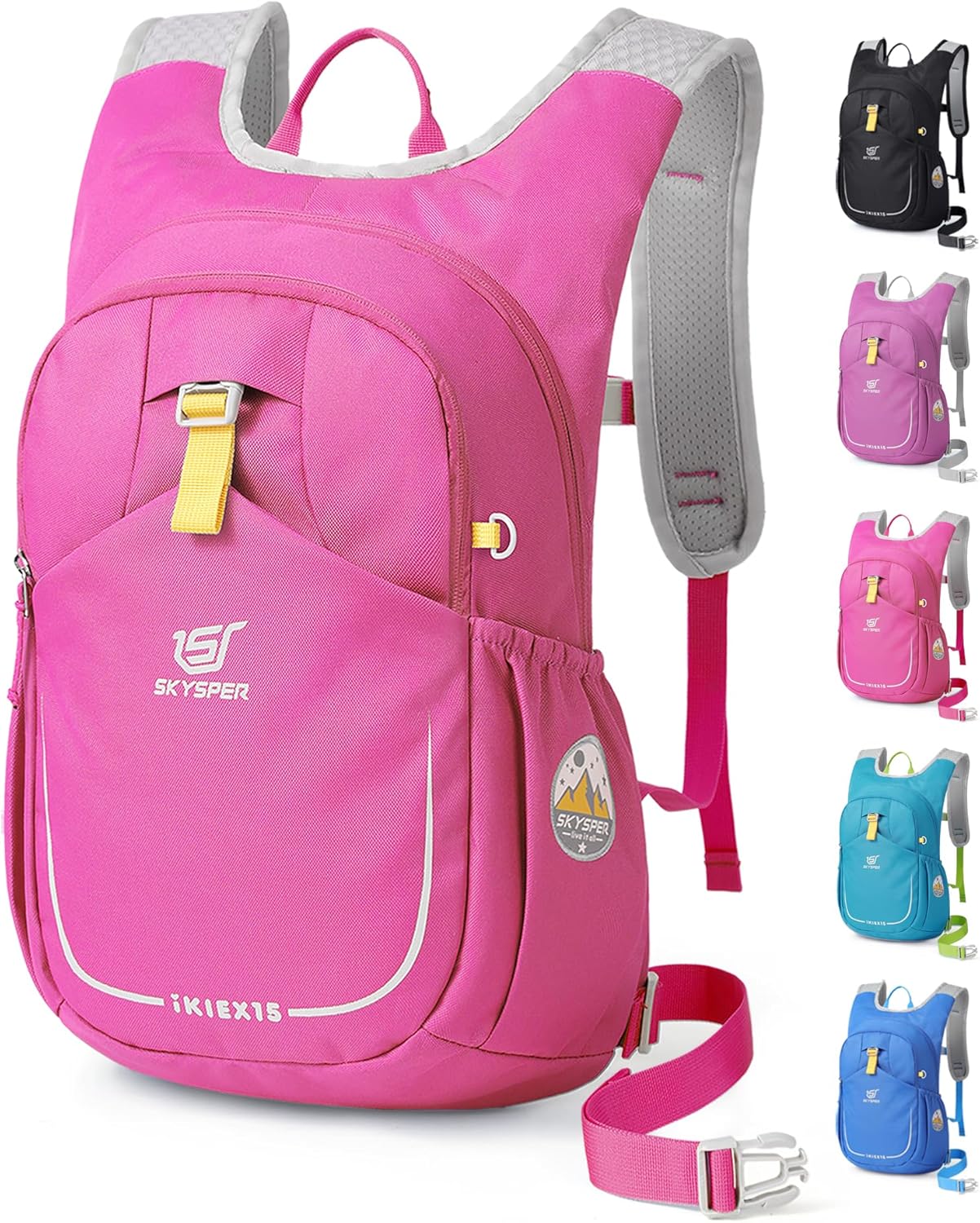 Thumbnail 6 de SKYSPER Kinderrucksack 15L – leichter Wanderrucksack für Kinder (ab ca. 7–14 Jahre) mit Hydrationsfach & Sicherheits-Pfeife