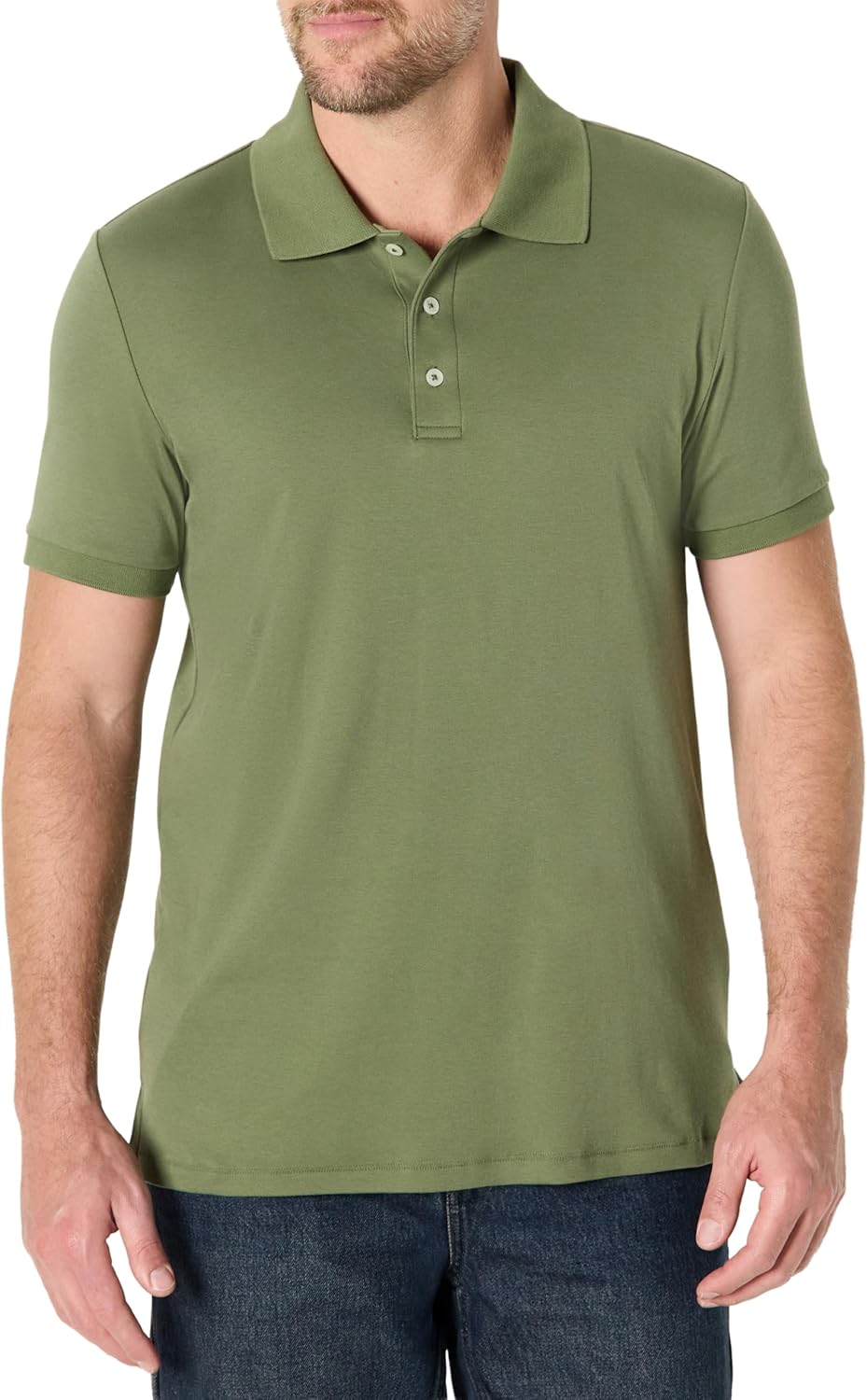 Detalle de Amazon Essentials Men’s Slim Fit Interlock Polo Shirt
