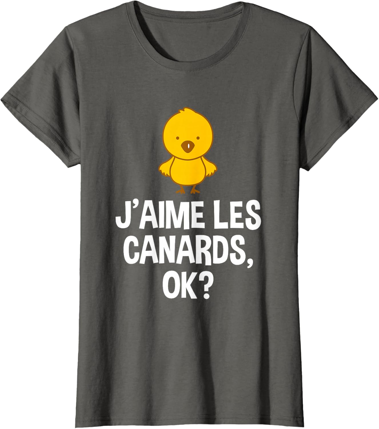 Detalle de T-shirt canard Amoureux des Canards