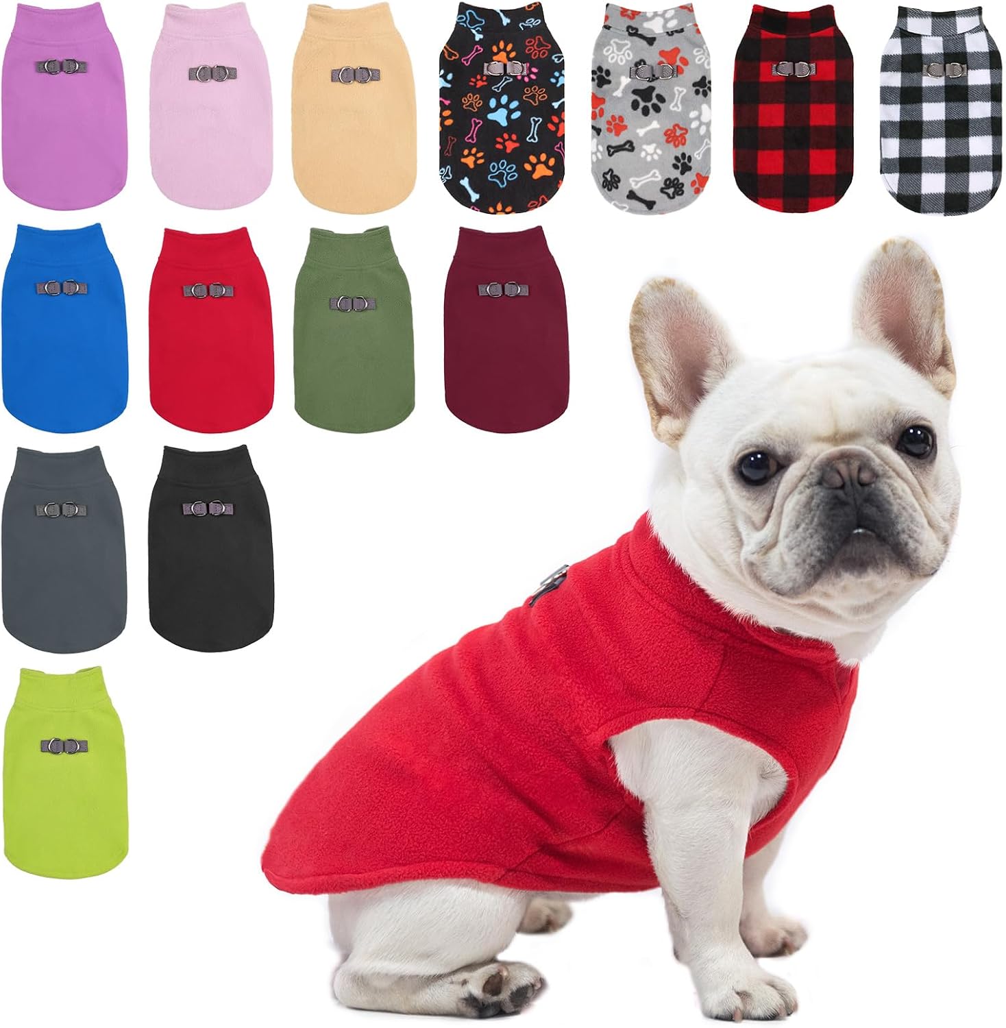 Detalle de BEAUTYZOO Dog Fleece Vest, Size S