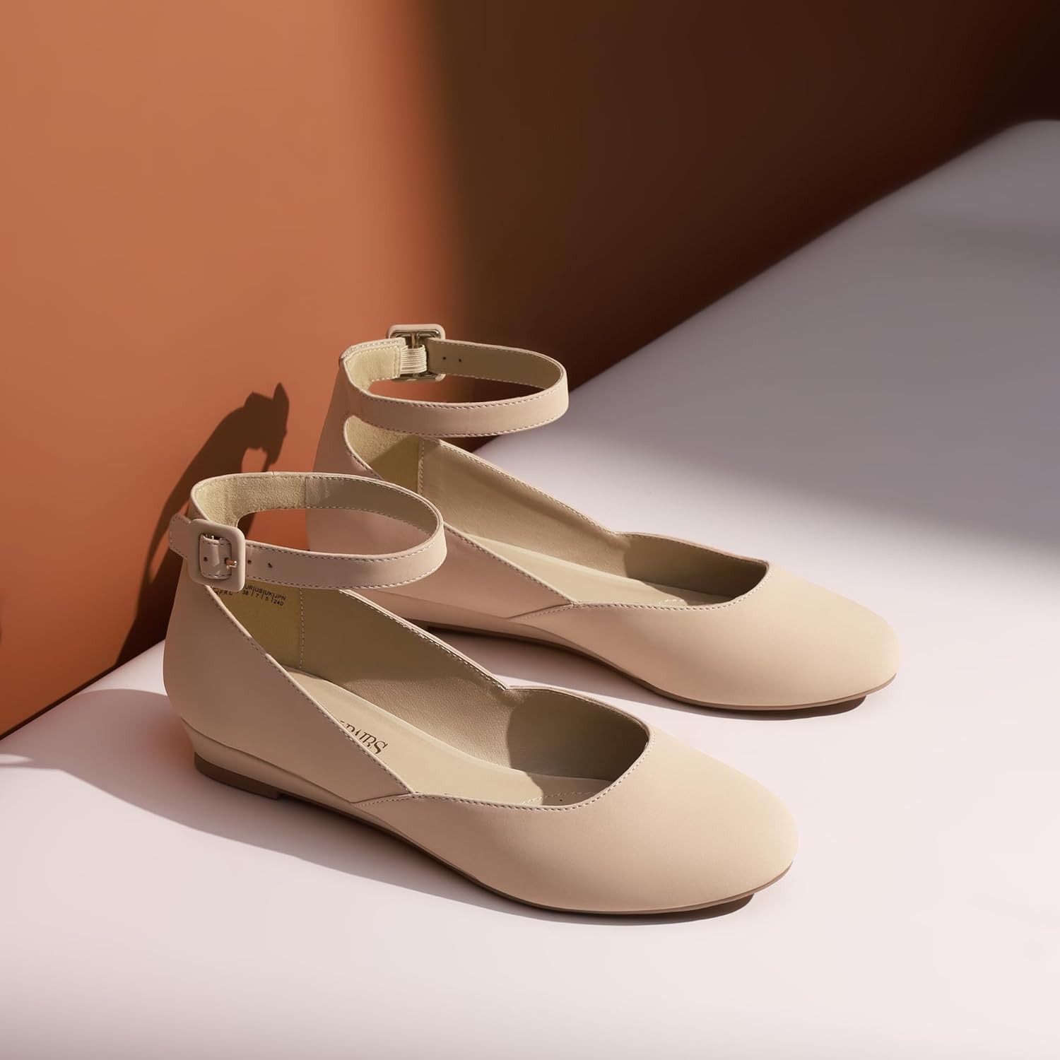 Thumbnail 4 de DREAM PAIRS Ballerinas Damen Riemchenballerina – Elegante Flats mit gepolstertem Support