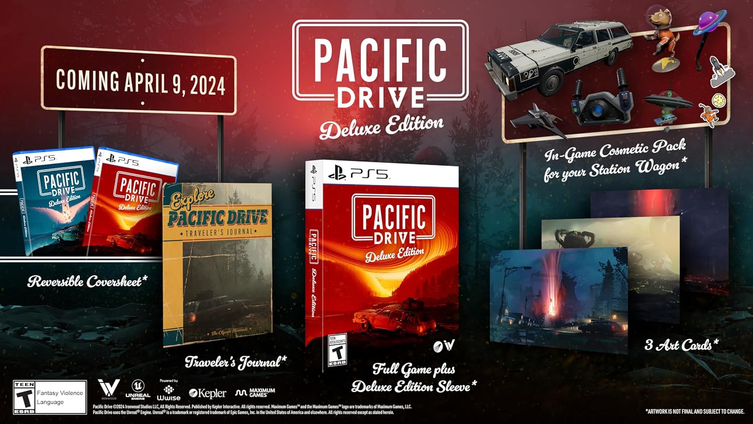 Detalle de Pacific Drive Deluxe Edition (PS5) – Fahr-Überlebensabenteuer im Surreal Nordwesten