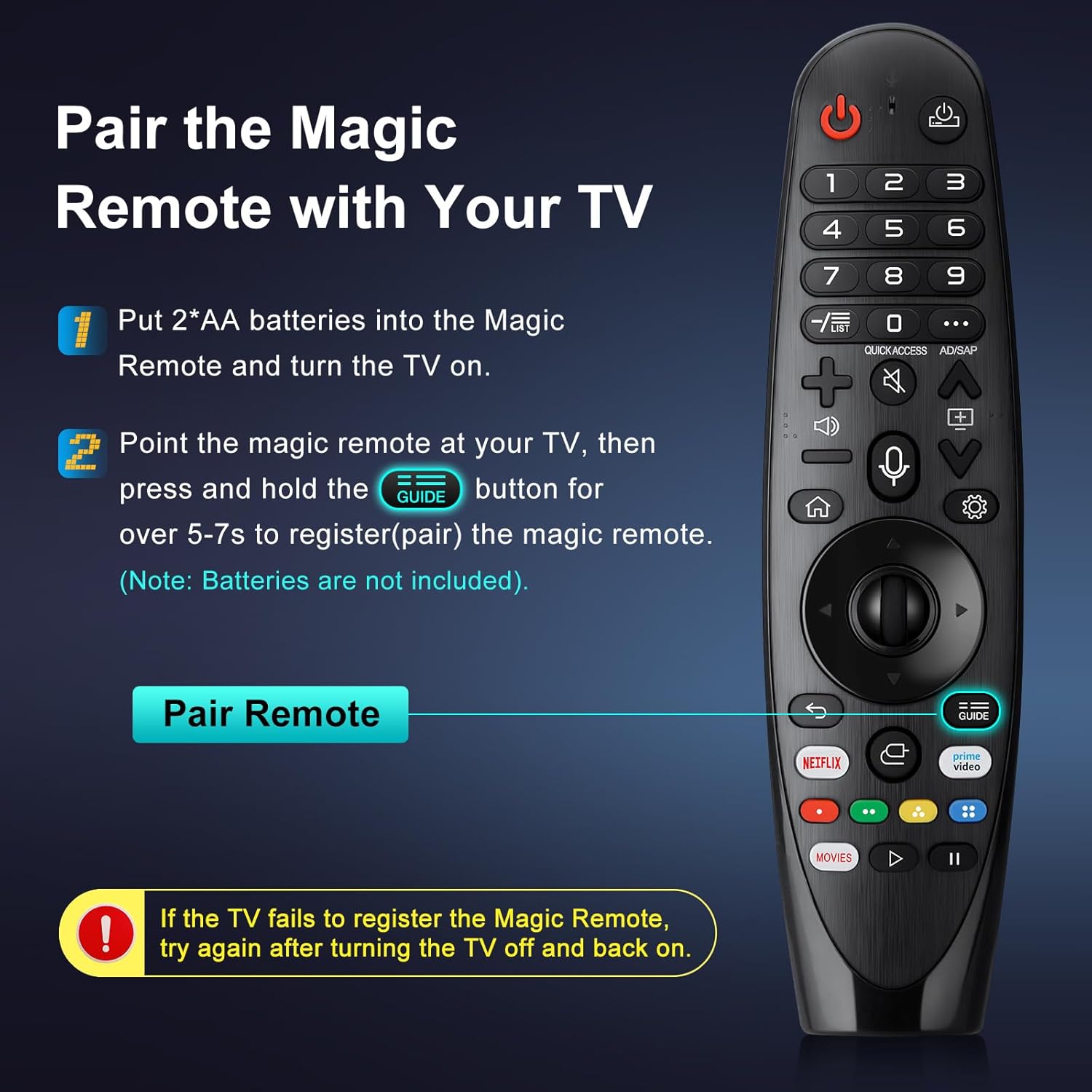 Thumbnail 4 de LG Magic Remote replacement for LG TV