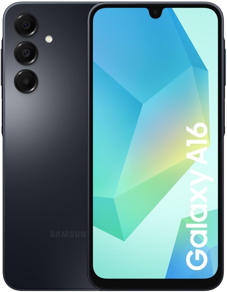 Samsung Galaxy A16 4G (UK Version) Android smartphone with 6.7" Super AMOLED, 128GB and 50MP main camera