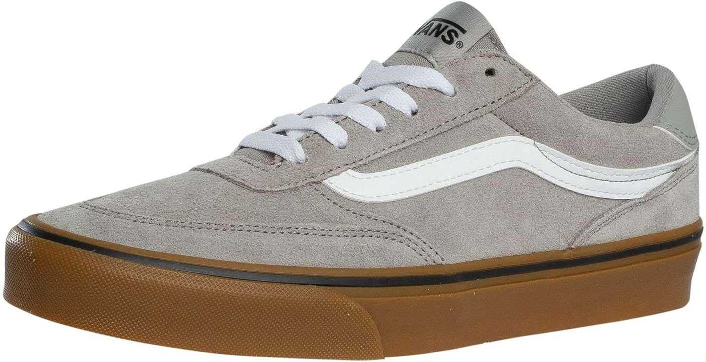 Detalle 2 de Vans Brooklyn Suede Trainers Black/White