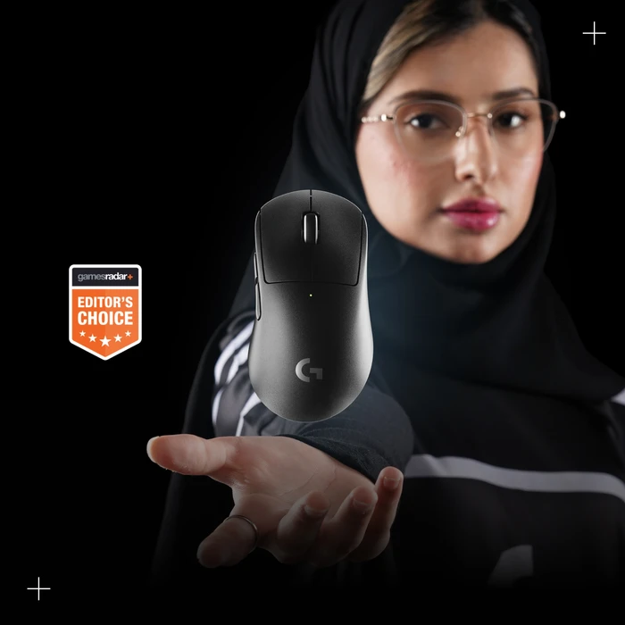 Detalle de Logitech G PRO X Superlight 2 DEX Lightspeed – Kabellose Gaming-Maus Schwarz