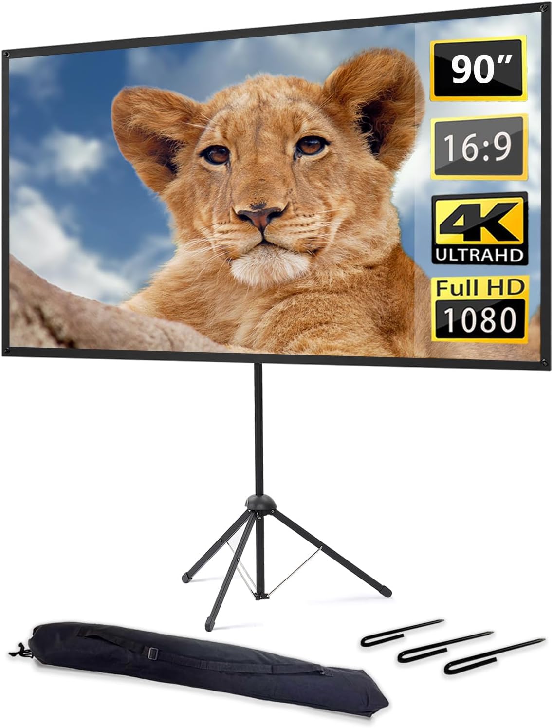 Thumbnail 6 de Beamer Leinwand 80 Zoll 📽