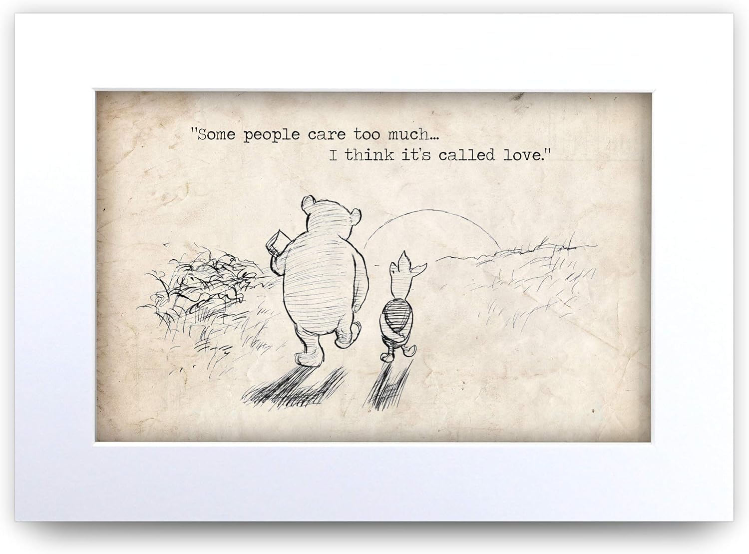 Thumbnail 3 de HWC Trading Winnie the Pooh “Spell Feel Love” A4 Nursery Quote Print