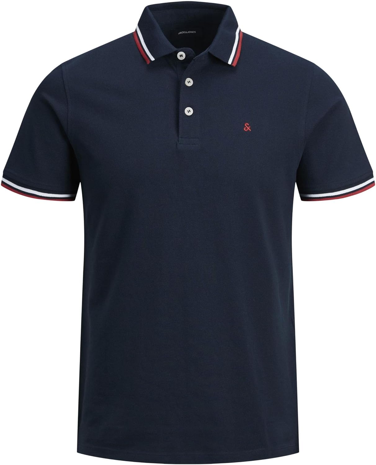 Detalle de Jack & Jones Jjepaulos Polo SS Noos M azul marino