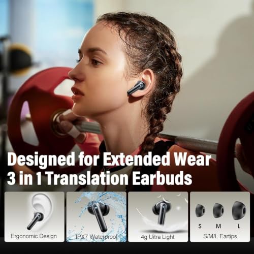 Thumbnail 7 de Nerunsa 2026 Cuffie Bluetooth 5.4: Auricolari In Ear HiFi con ENC, 50 Ore e Display LED