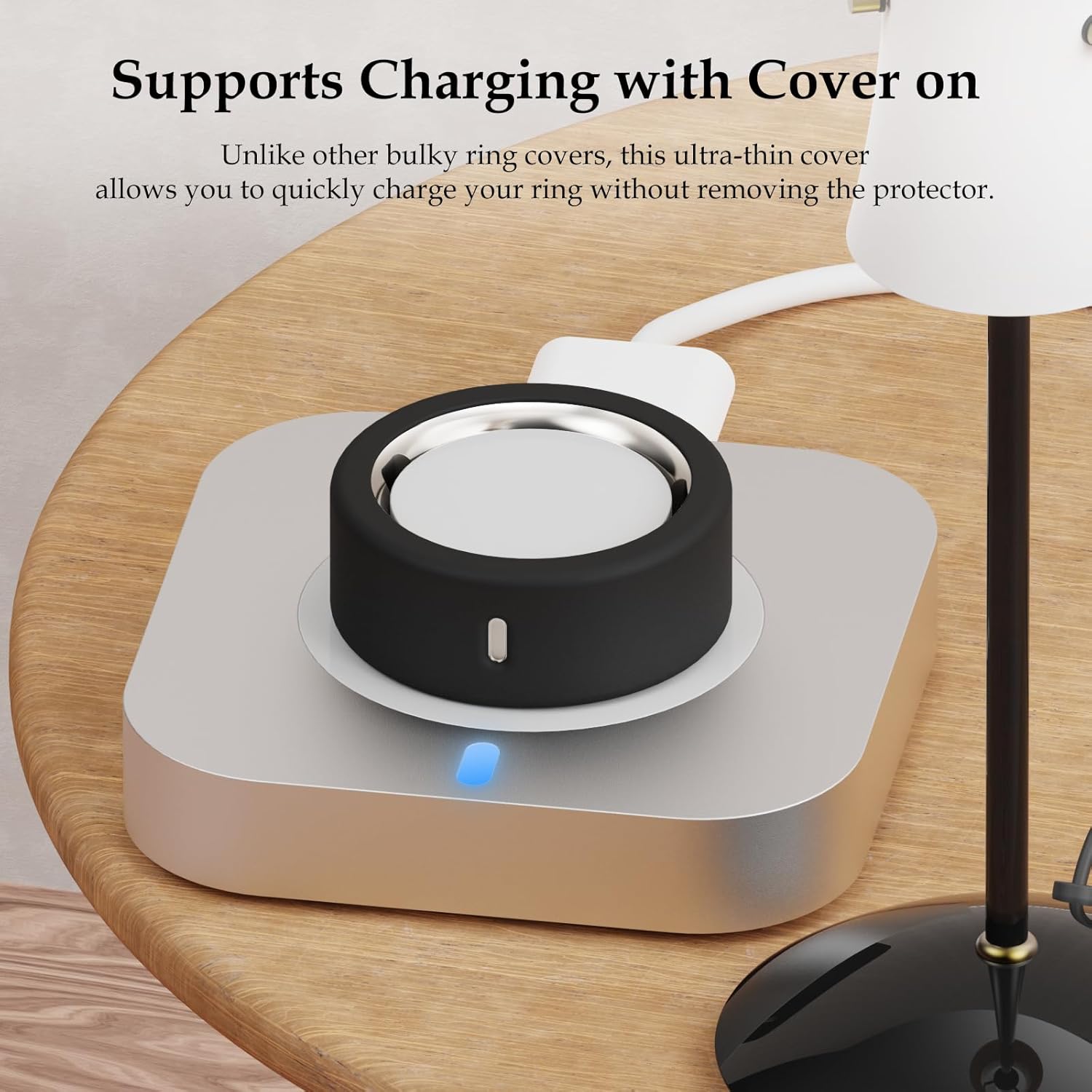 Detalle de Hexasider 15-piece Silicone Ring Cover for Oura Ring Gen 3 / Gen 4 / Ultrahuman Ring Air (S for sizes 4–7)