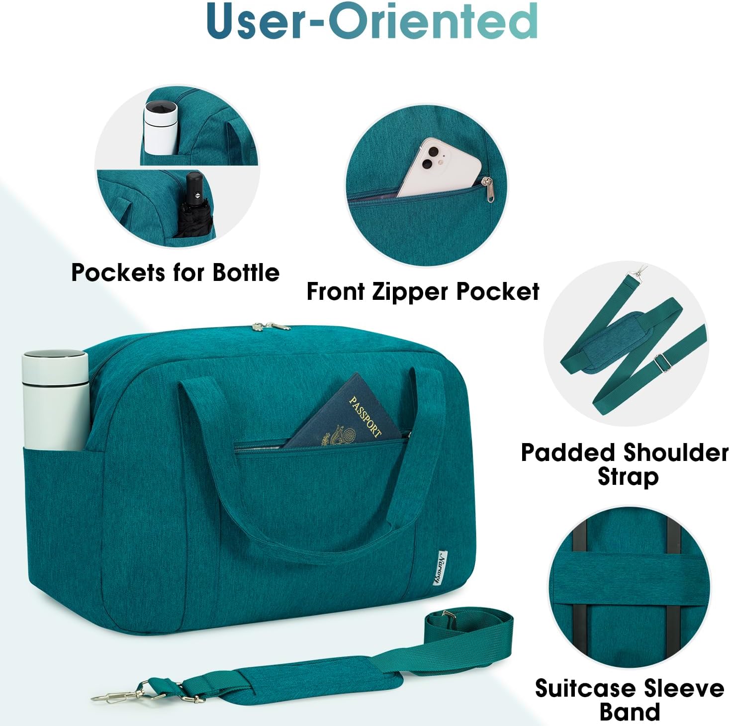 Thumbnail 3 de Easyjet Cabin Bag 45x36x20 Teal 25L