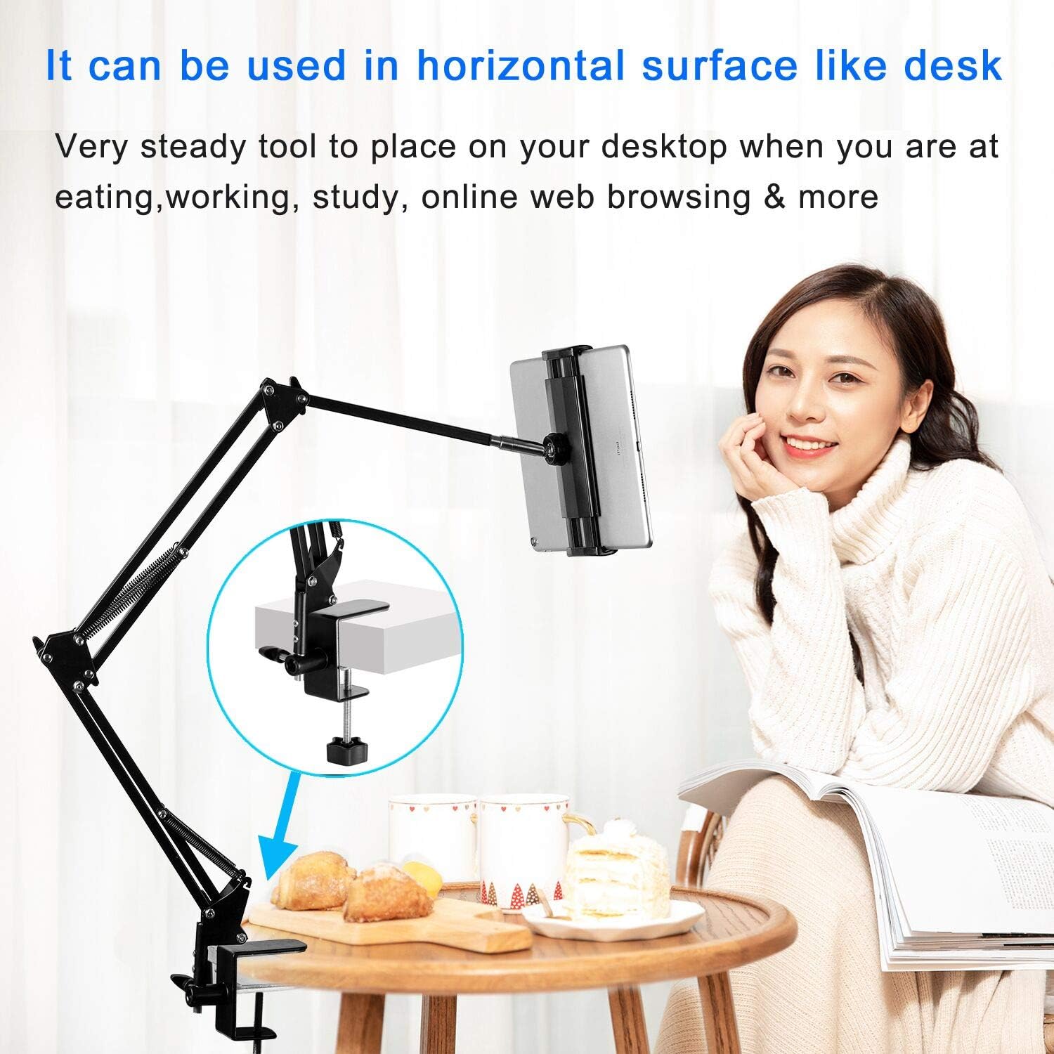 Thumbnail 1 de Adjustable Foldable Tablet Stand 4.5–12.9"