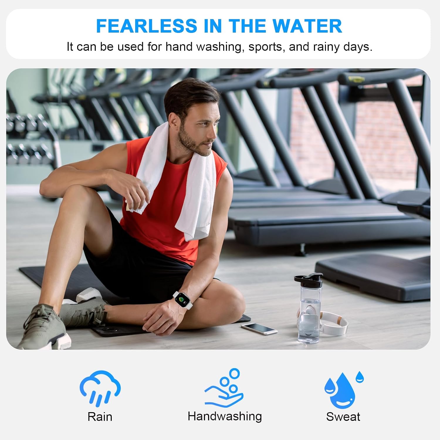 Detalle 2 de Smart Watch for Men and Women with 2.01" AMOLED Curved Screen – IP68 Fitness Tracker