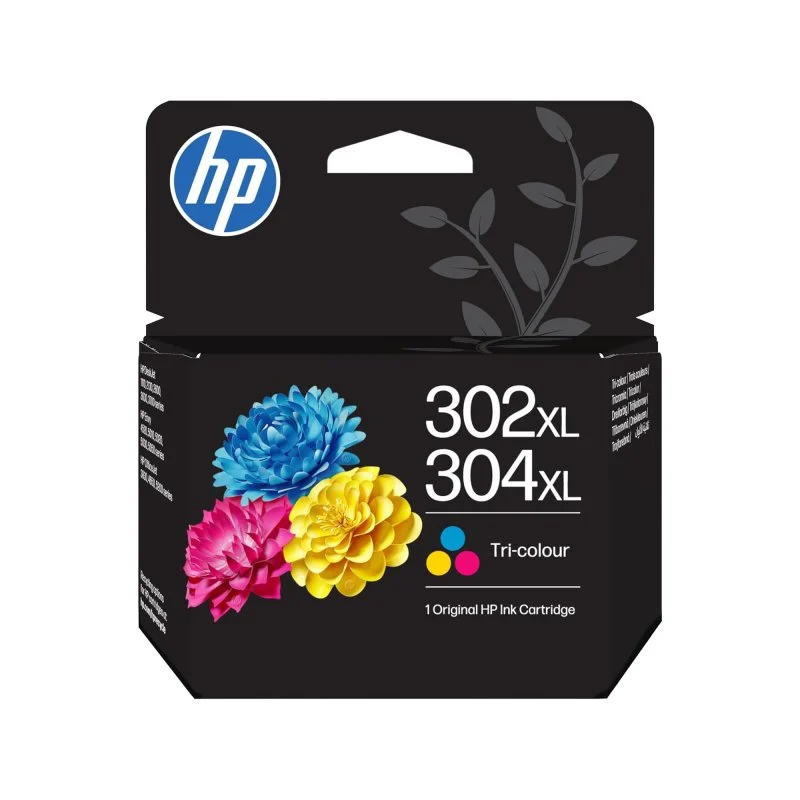 Detalle de HP 302XL/304XL Cartucho de Tinta Original Tricolor: rendimiento y fiabilidad para DeskJet, ENVY y OfficeJet