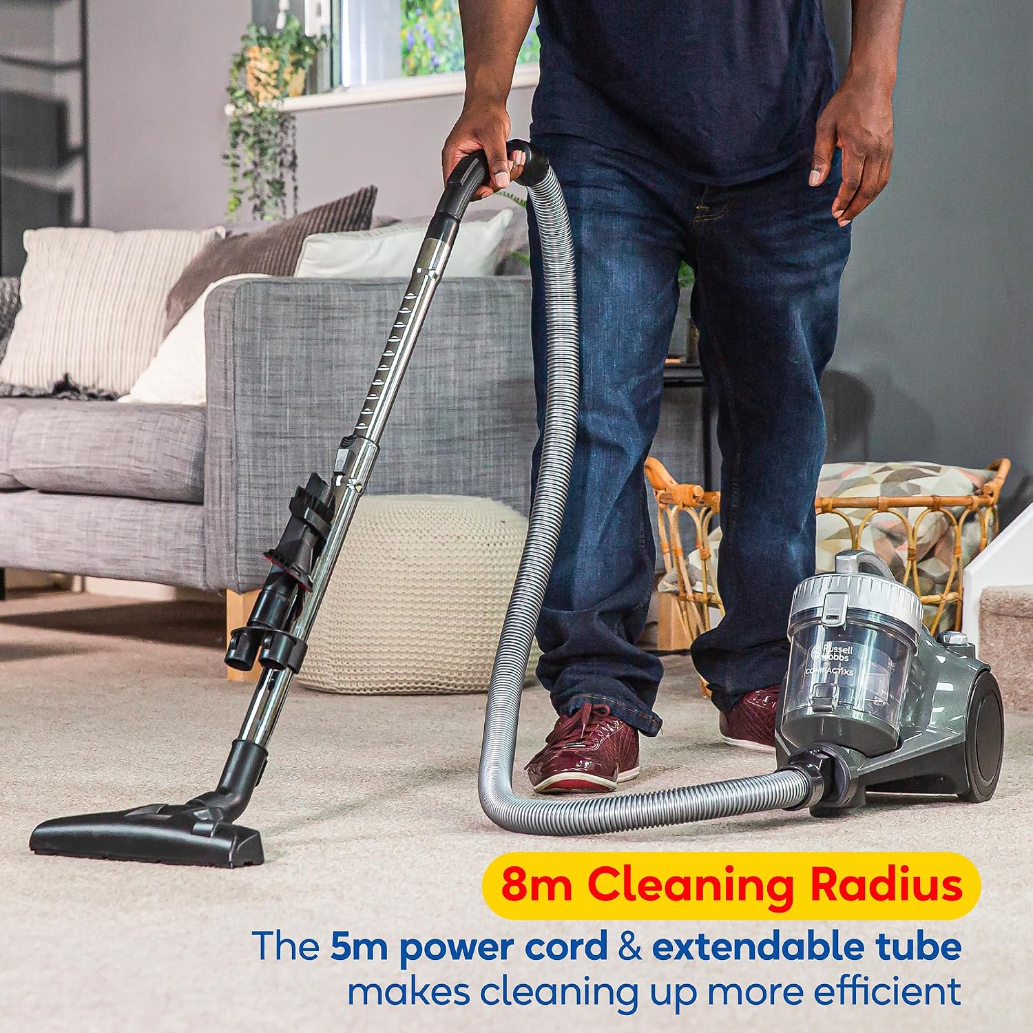Thumbnail 6 de Russell Hobbs Compact XS Bagless Cylinder Vacuum Cleaner RHCV1611
