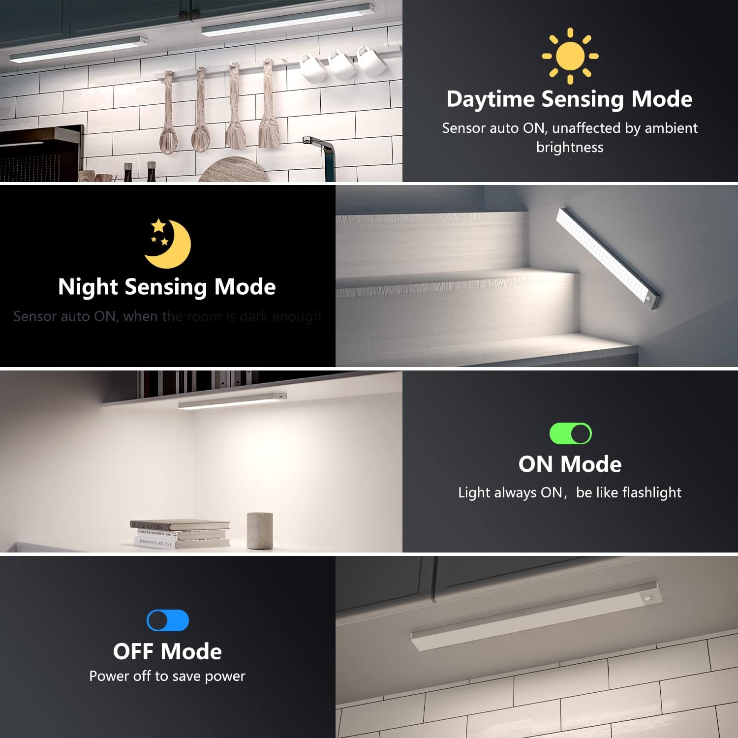 Detalle 2 de OUILA Luce LED sottopensile cucina 43 cm