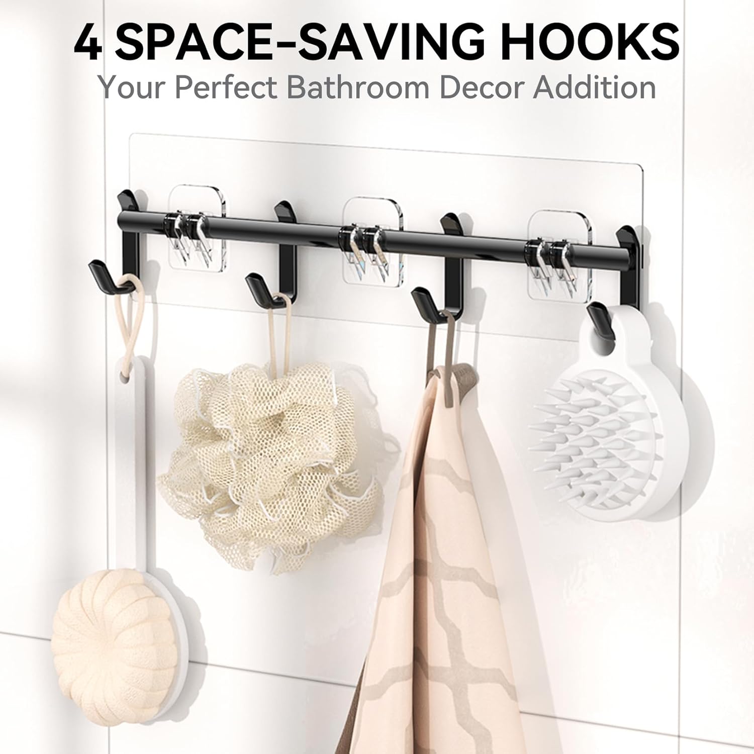 Thumbnail 4 de YASONIC Shower Caddy, XXL Rustproof Shelves