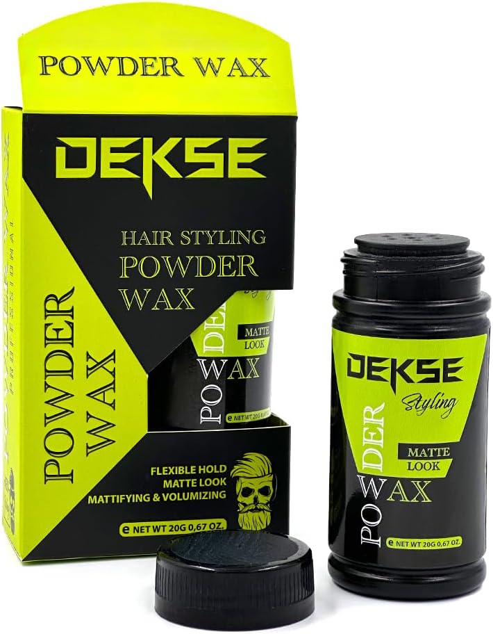 Detalle de Dekse Powder Wax 20g – Polvere per capelli per volume opacizzante e texture