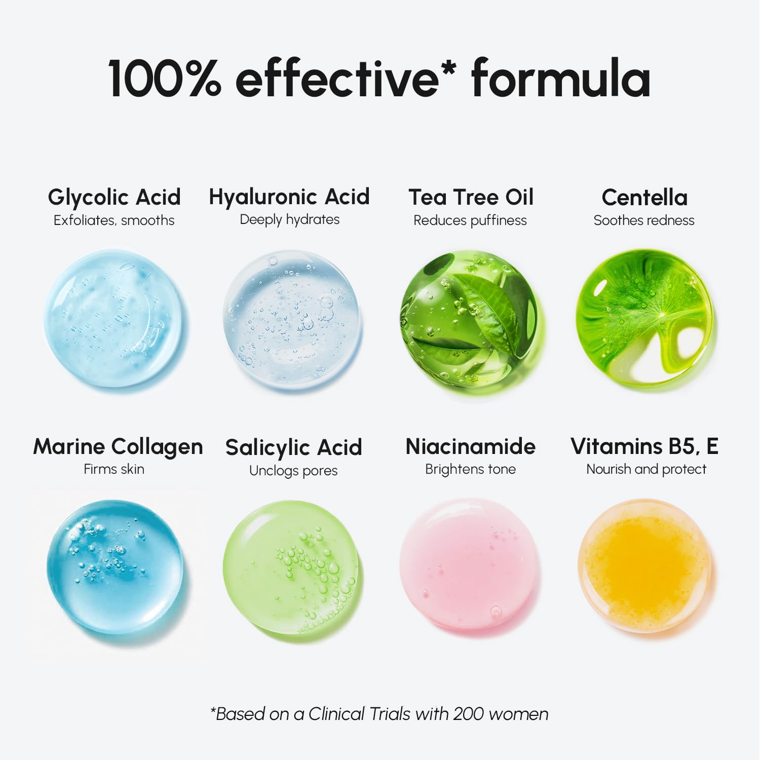 Thumbnail 5 de MAREE Glycolic Acid Pads & 2% Salicylic Acid – Dual-Action Exfoliating Toner Pads (50 Count)