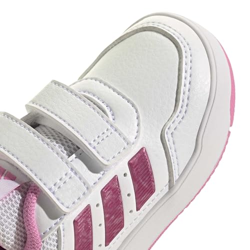 Detalle de adidas Tensaur Sport 3.0 Infants Shoes (Unisex) – FTWR White/Bliss Pink/Grey Two, 3 UK
