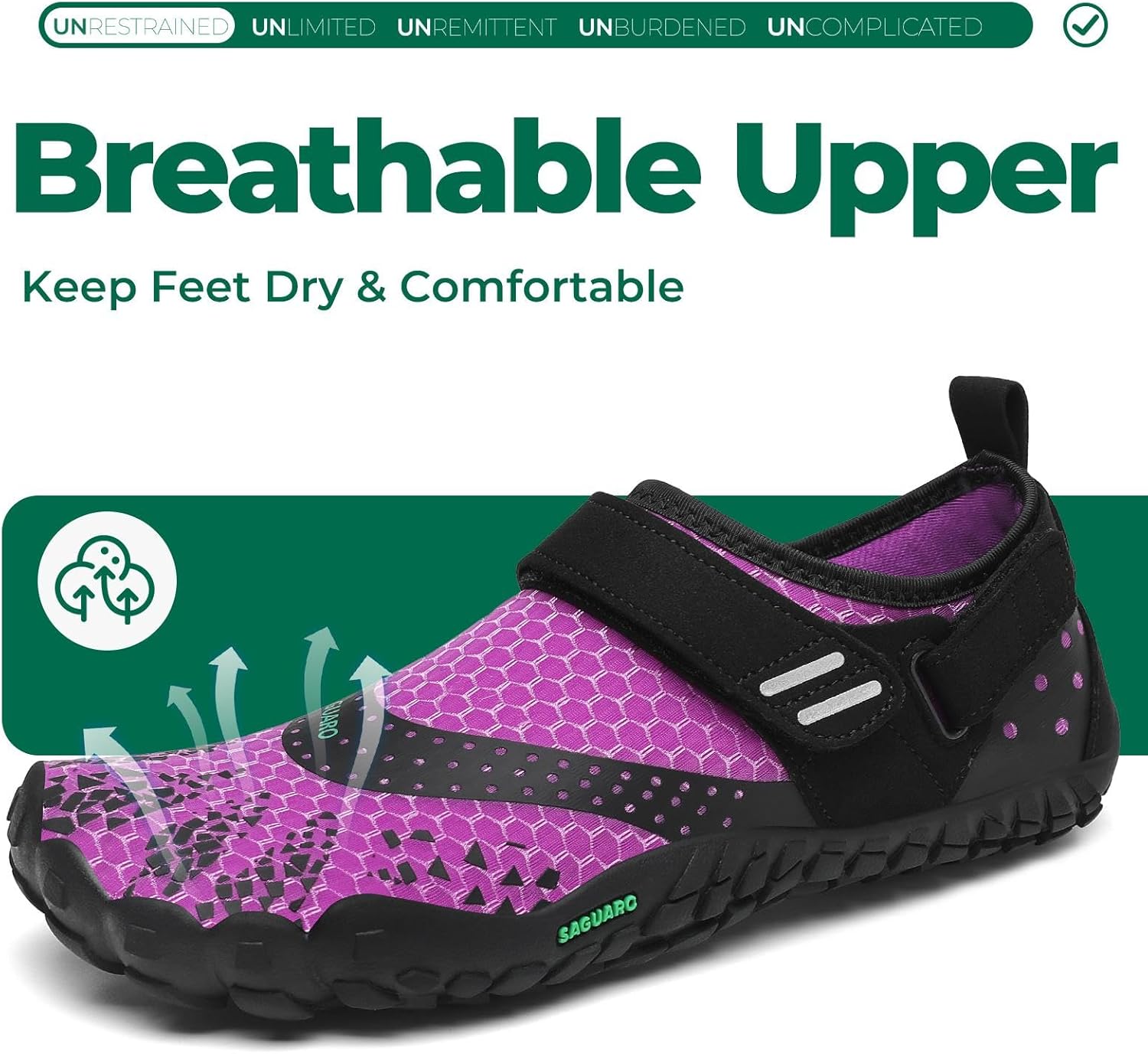 Thumbnail 3 de SAGUARO Scarpe da Trail Running Barefoot Uomo/Donna: camminata naturale con punta ampia
