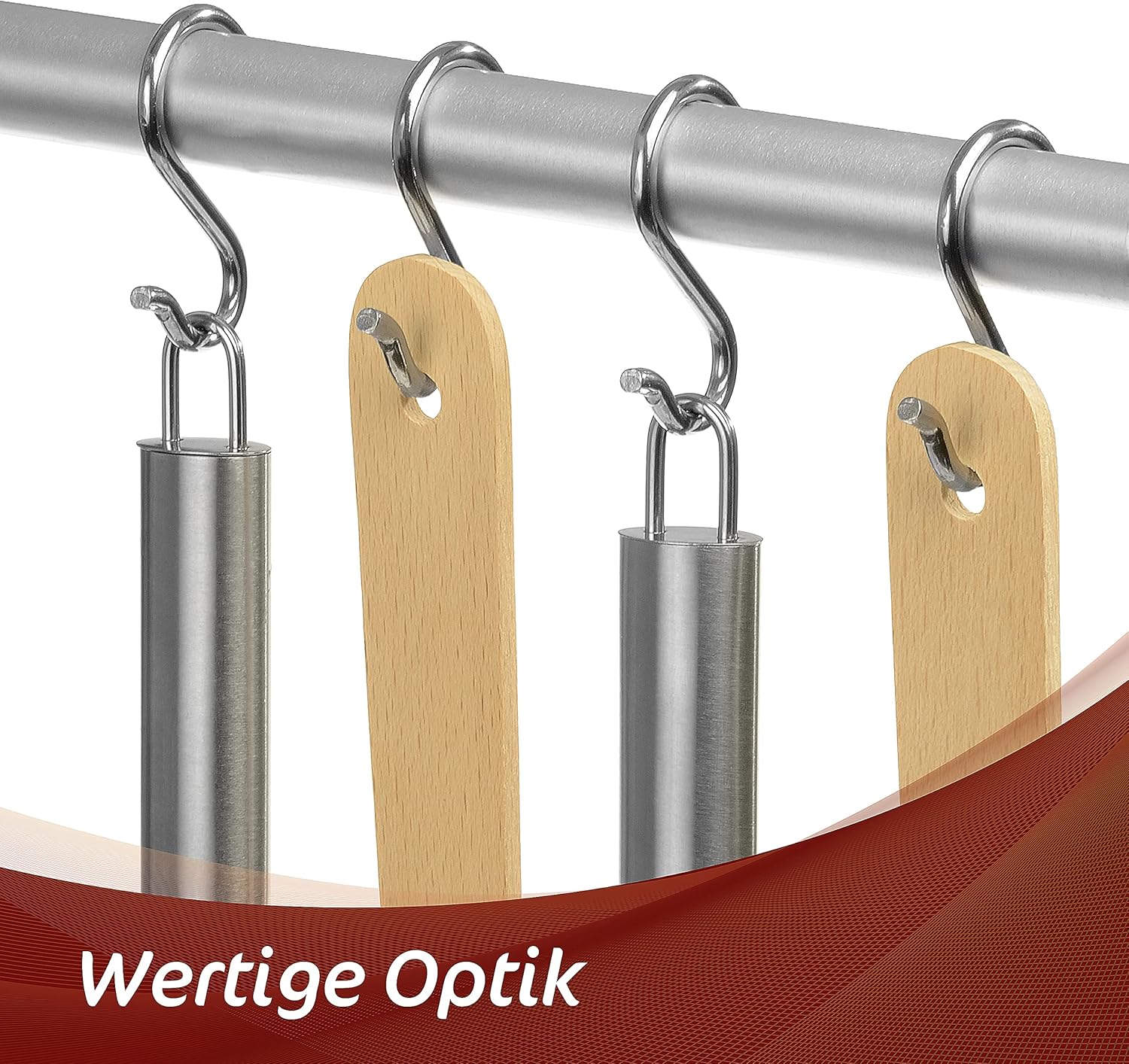 Thumbnail 6 de 4smile S-Haken Edelstahl 10er Set Küche