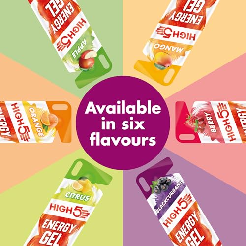 Thumbnail 6 de HIGH5 Energy Gels: Blackcurrant 20×40g – On-the-go fuel for runners and athletes