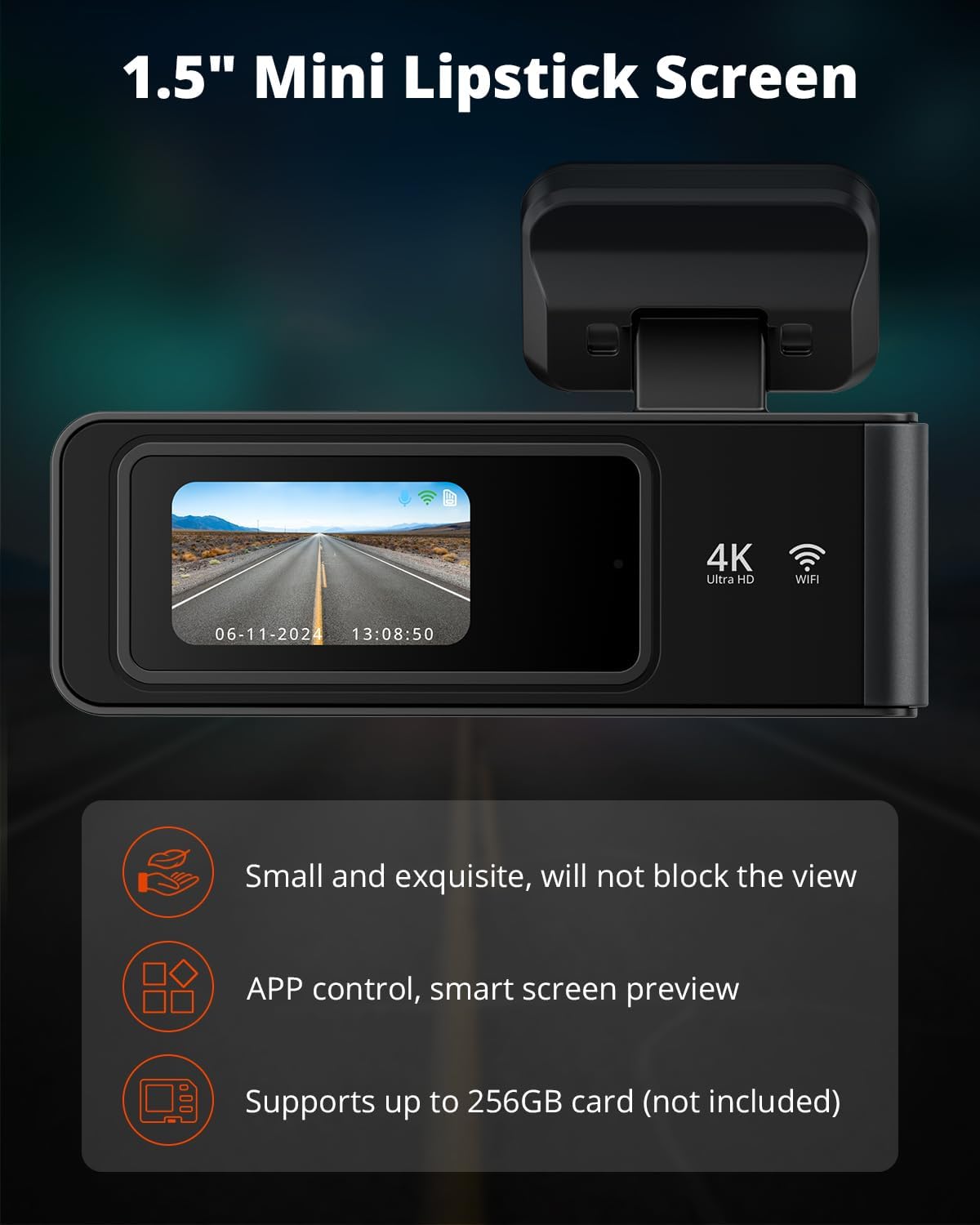 Thumbnail 3 de Kingslim D4 Dash Cam 256GB