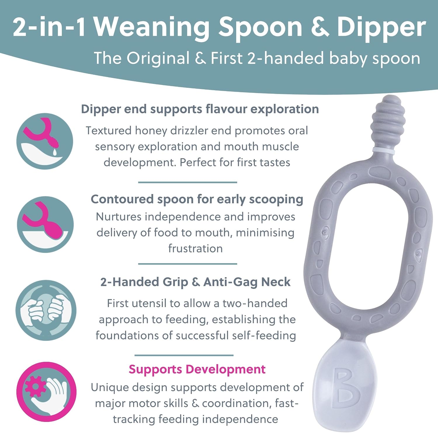 Thumbnail 4 de Bibado Dippit Baby Spoon and Dipper 2-pack
