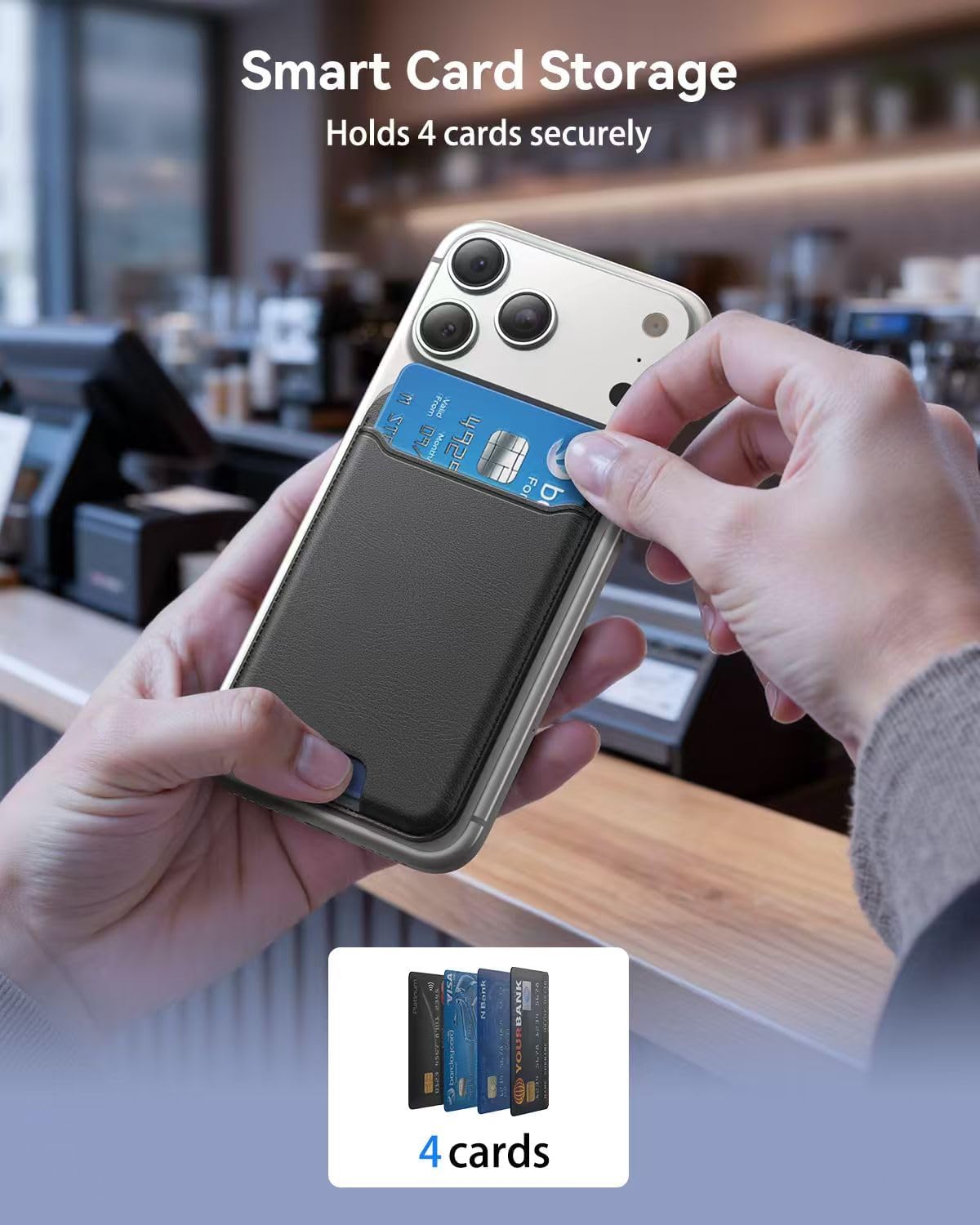 Thumbnail 5 de Fanseesy MagSafe wallet 0.15 in slim