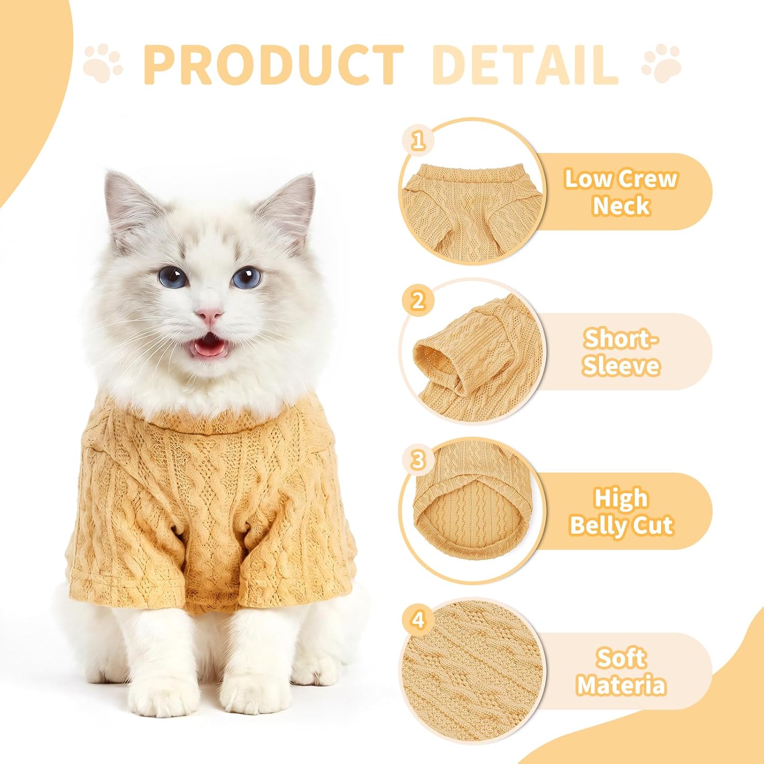 Thumbnail 1 de MAQILO Cat Sweaters, Size L