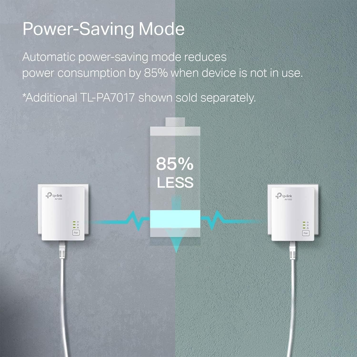 Thumbnail 6 de TP-Link AV1000 Powerline Ethernet Adapter (TL-PA7017) — Nano Size Gigabit Port Plug-and-Play