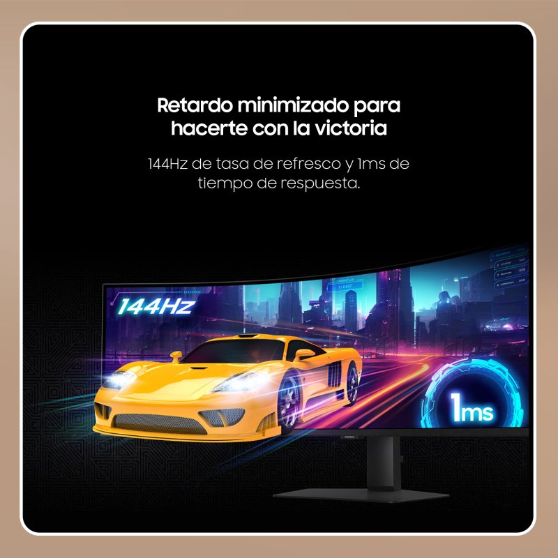 Thumbnail 1 de Samsung Odyssey G9 LS49FG916EUXEN: monitor ultrapanorámico 49" VA 144 Hz para juego inmersivo